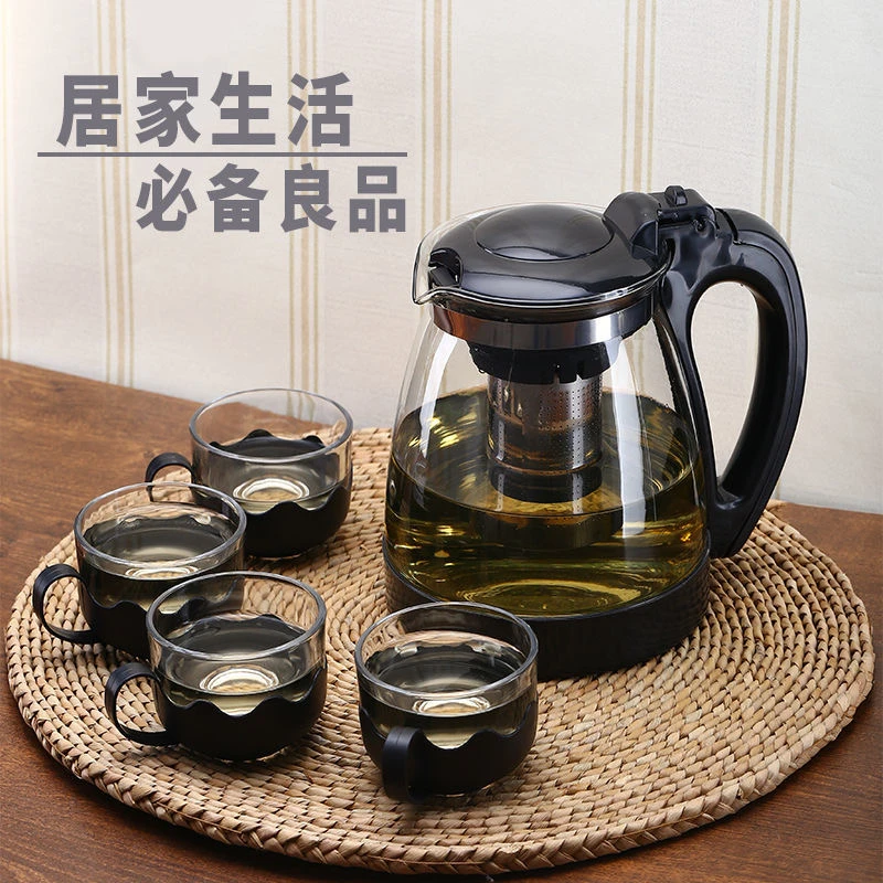 玻璃耐高温泡茶壶茶吧机专用大容量养生壶花茶壶泡茶壶税局套装
