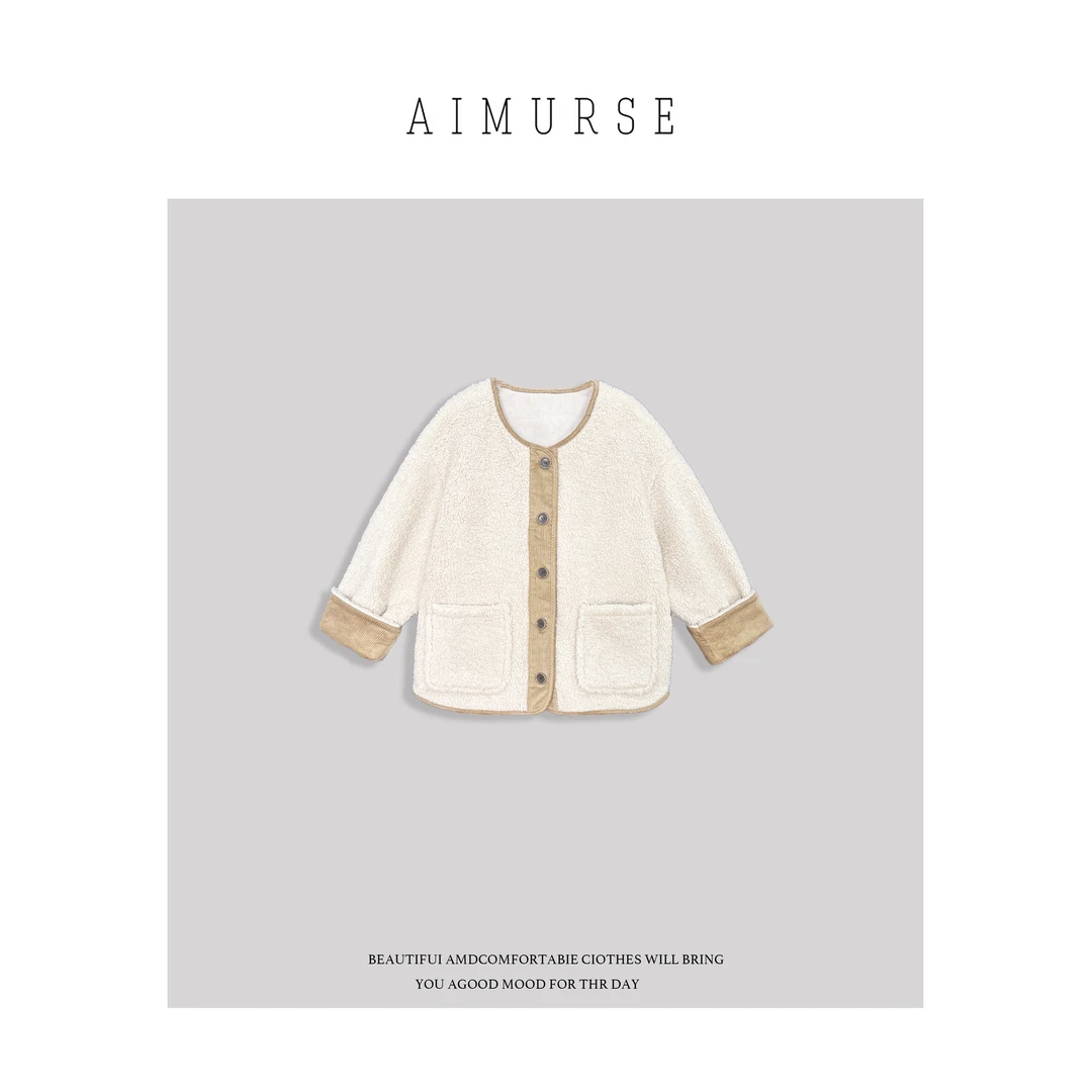 JinJin 小众设计师 灯芯绒冬季保暖简约百搭休闲外套 AM951