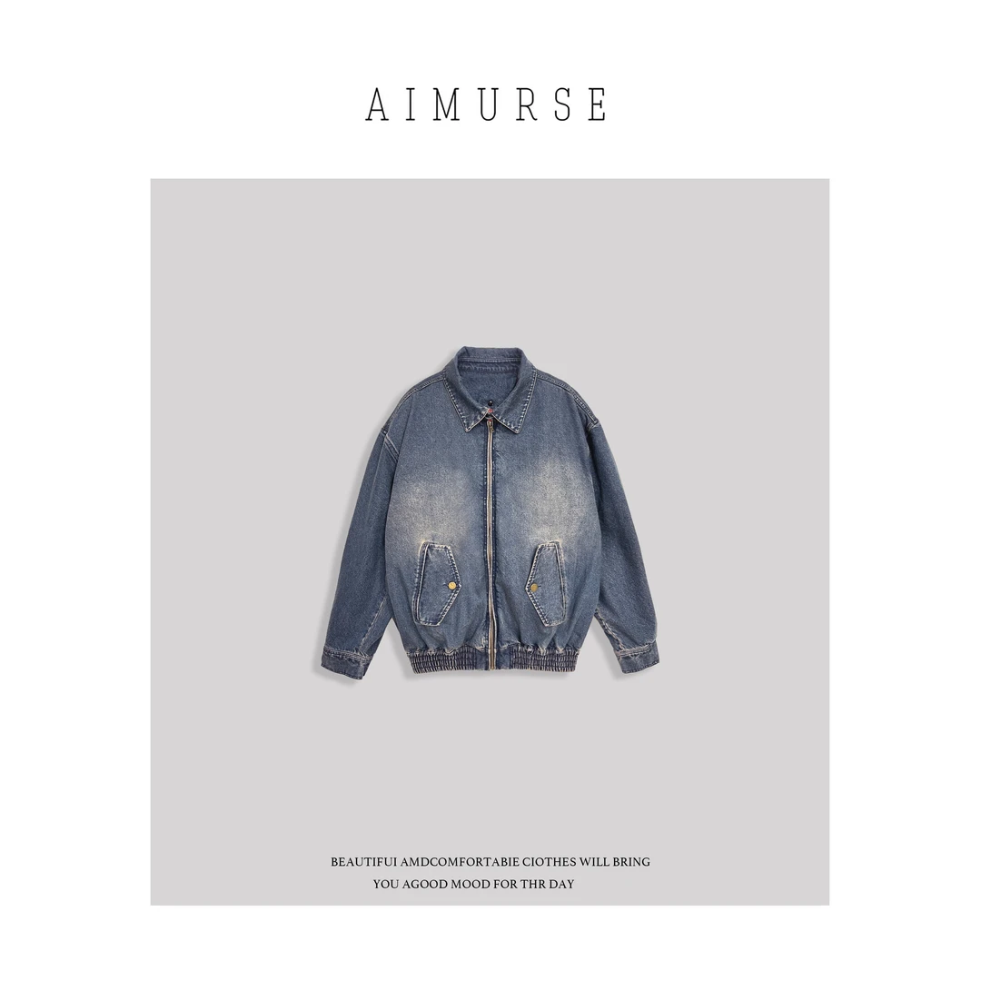 AIMURSE【半熟冬日】小众设计师 加厚保暖百搭牛仔羽绒 AM5905