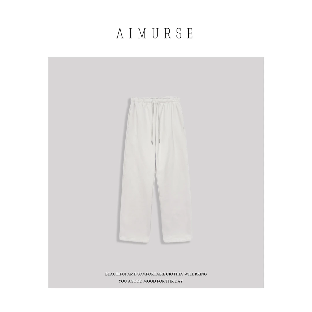 JinJin 小众设计师 松紧腰百搭简约休闲时尚卫裤 AM921