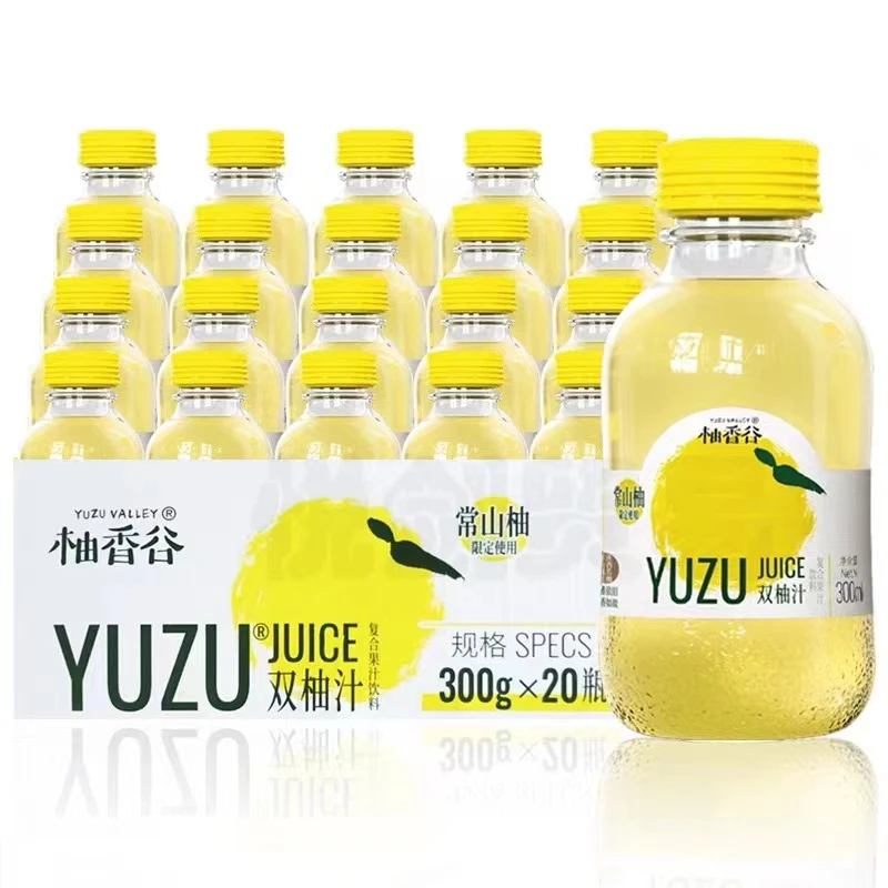 常山YUZU柚香谷宋柚汁双柚汁饮料柚子汁胡柚汁西柚汁夏日清凉饮品