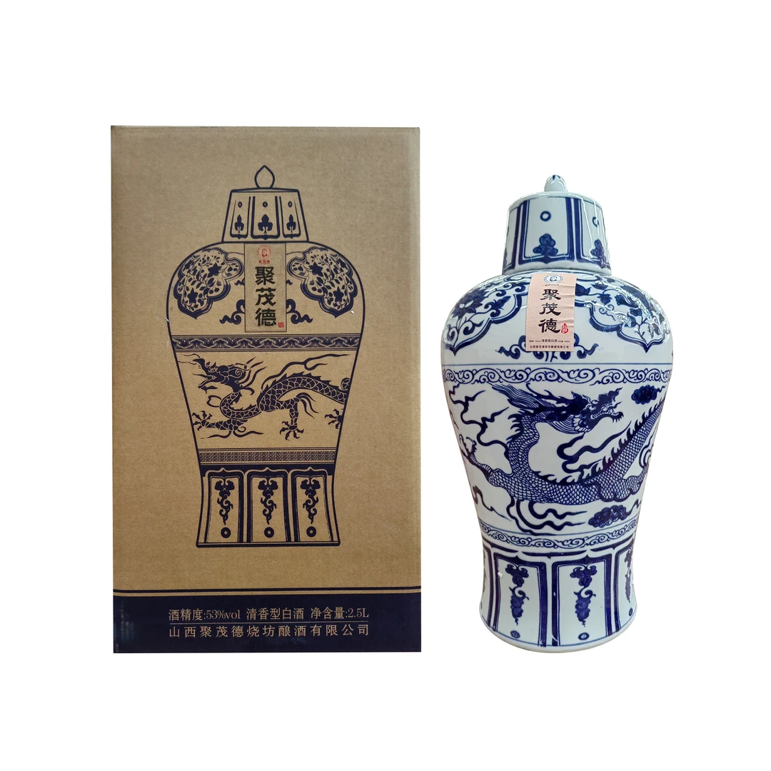 聚茂德元青花  清香型白酒53度2500ml
