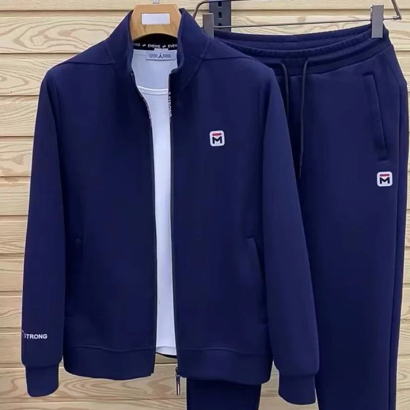 新款高品质休闲男士运动套装