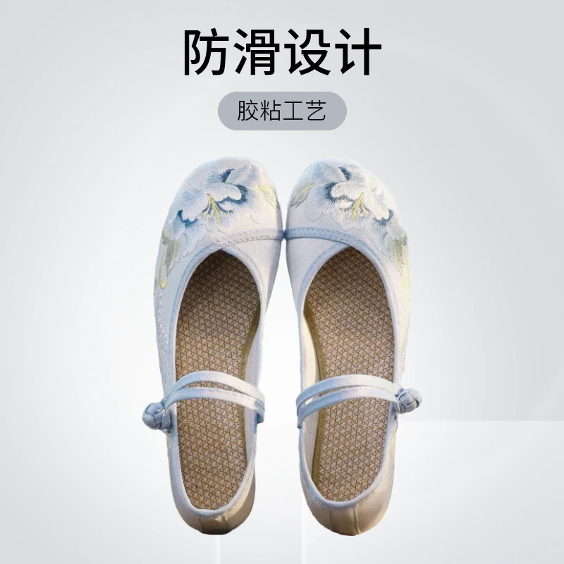 绣花鞋汉服绣花鞋透气软底夏季汉服鞋中国风民族风绣花老北京布鞋