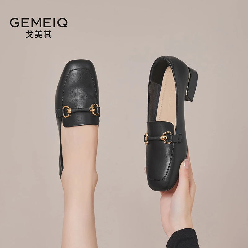 戈美其正品乐福鞋女鞋2024春季新款浅口单鞋659119363