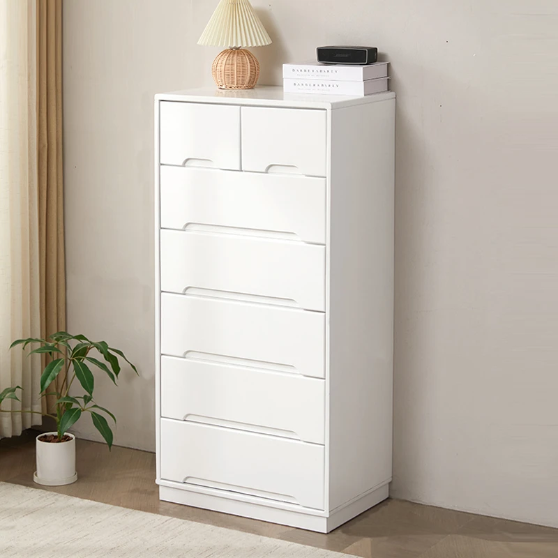 淋漓纯实木五斗柜简约现代卧室抽屉储物柜经济型收纳橱子斗柜客厅
