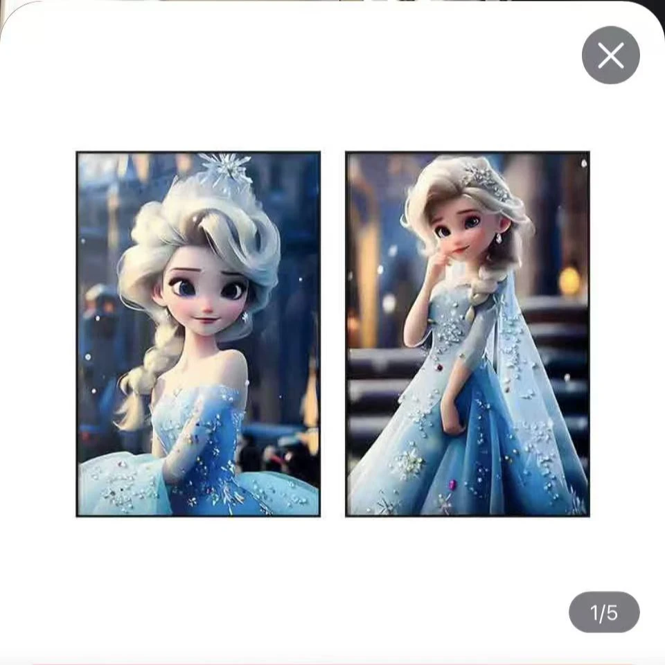 爱莎公主403沙发背景墙挂画装饰画卧室床头画餐厅装饰福利款