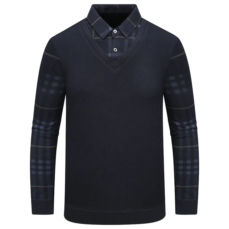 RN21瑞男式春秋长袖卫衣 百搭商务休闲上衣 时尚都市