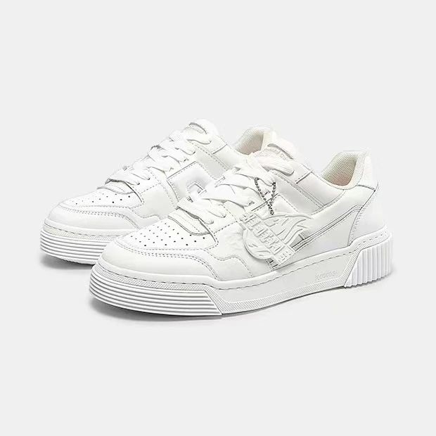 【娜娜】【B5】男士时尚百搭经典白色配色学长鞋休闲板鞋 BY805