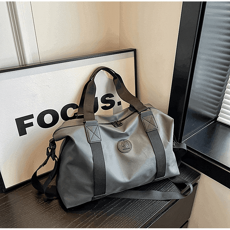 2024新款短途出差旅行包男旅行袋单肩斜挎包大容量健身包旅行包包