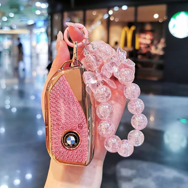 宝马X1钥匙套2023新款7系735li/740li车X7/i7/X6扣XM5系iX壳X5女