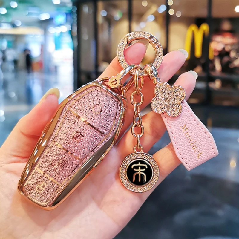 比亚迪宋plus钥匙套宋pro23宋plusdmi冠军版ev专用精致max包壳女