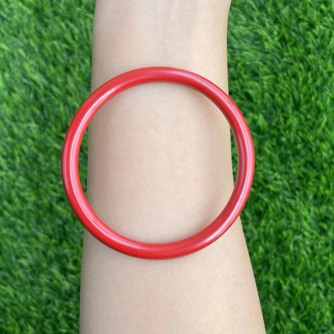 含辰砂工艺品朱砂正品叮当时尚女款百搭手镯