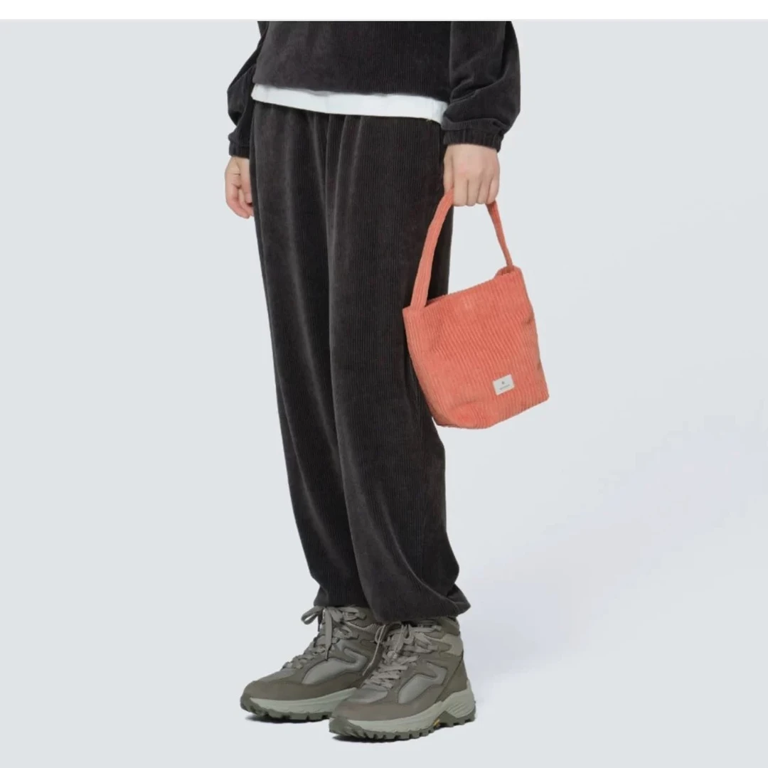 GRAND CAMPS SP 15 雪花韩线多色灯芯绒手拎包