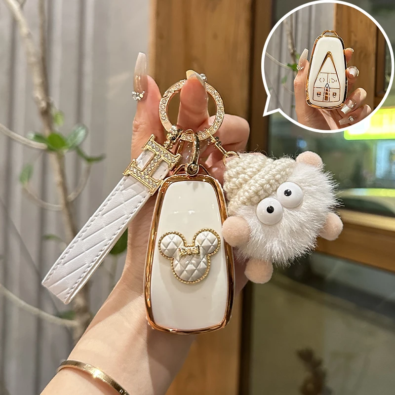 欧尚x5钥匙套个性x7plus长安欧尚z6专用z6 idd男女车欧尚X7EV包扣