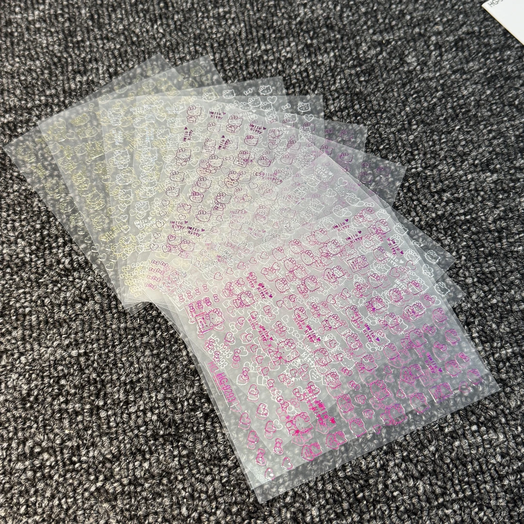 【KT-10张】蕾丝时尚可爱日系卡通ins风小清新混合装女款美甲贴纸