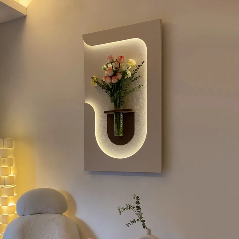 家斯家水培绿植装饰画墙壁灯入户玄关客厅背景墙书房挂画小款高端