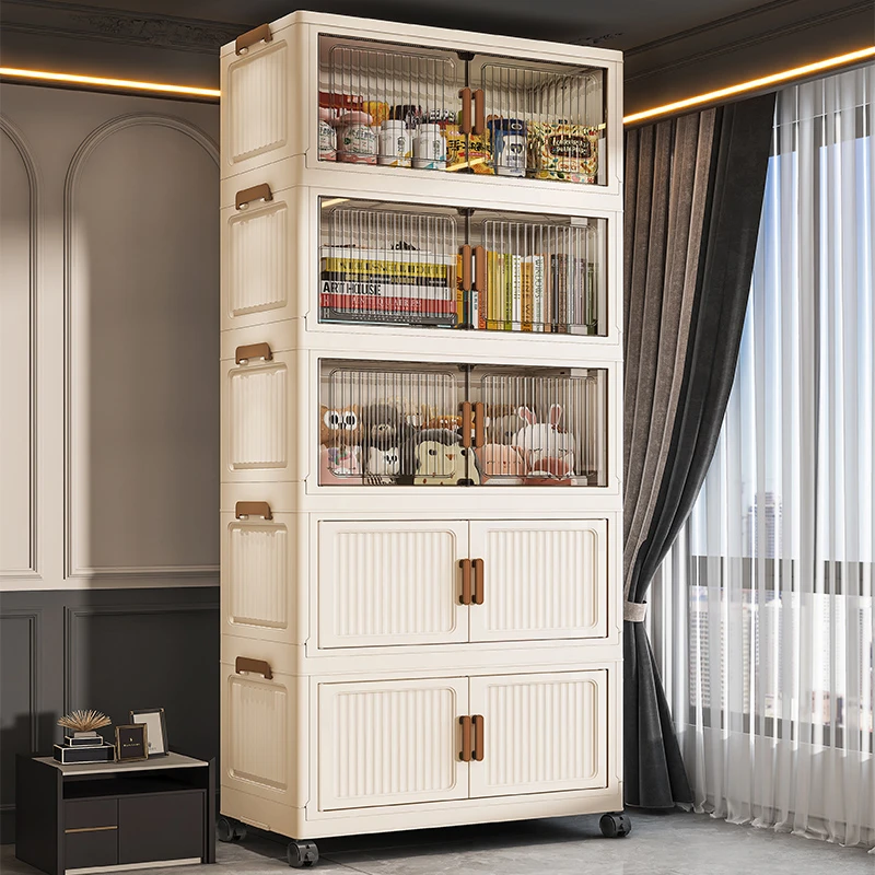 【拍四层发五层】【45面宽】居家好物高颜值收纳柜零食整理收纳柜