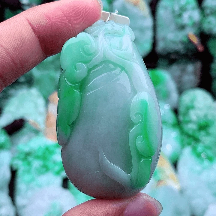 天然翡翠A货福瓜