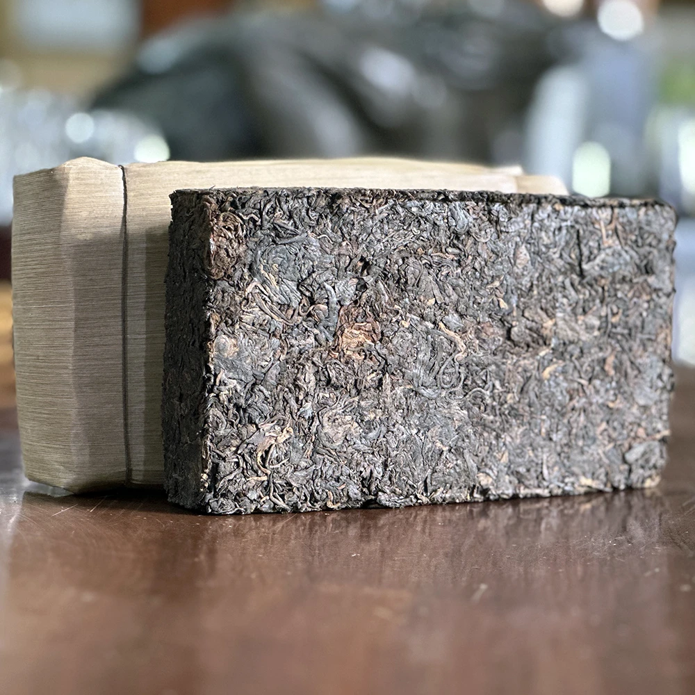 80年代老熟茶砖茶普洱茶1000克熟茶砖茶