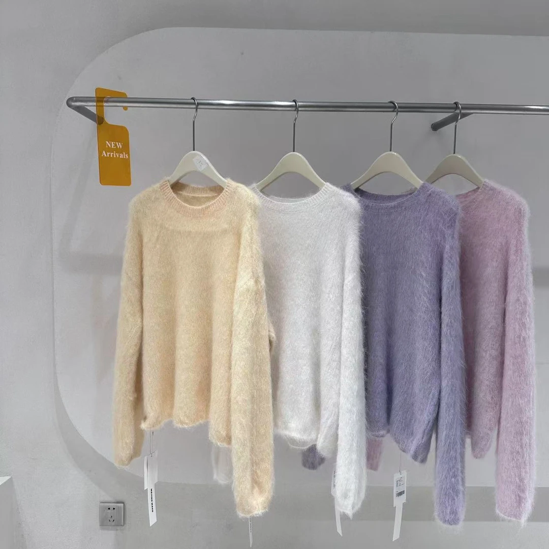【一秒热】温柔奶呼呼毛衣慵懒风显瘦宽松版毛衣BL01-8321