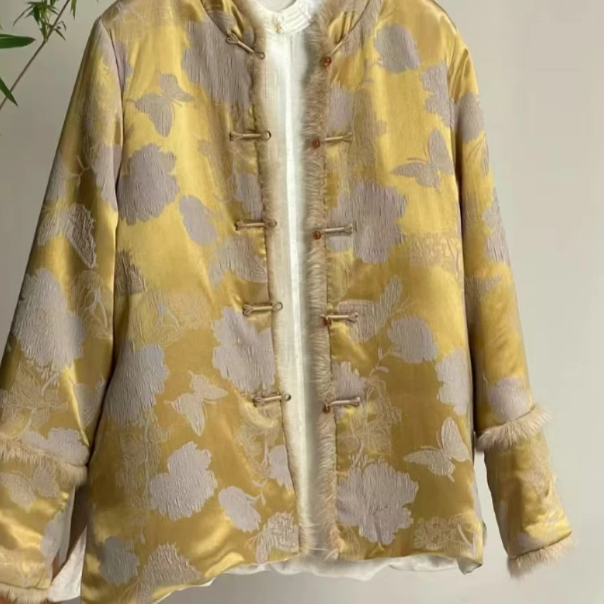 浮生｜2024新中式国风改良女气质新版加厚外套2024D0020-薯条