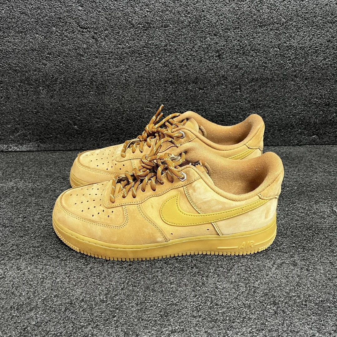 NIKE/耐克42码/原盒微穿着/小麦色空军一号板鞋/CJ9179-200