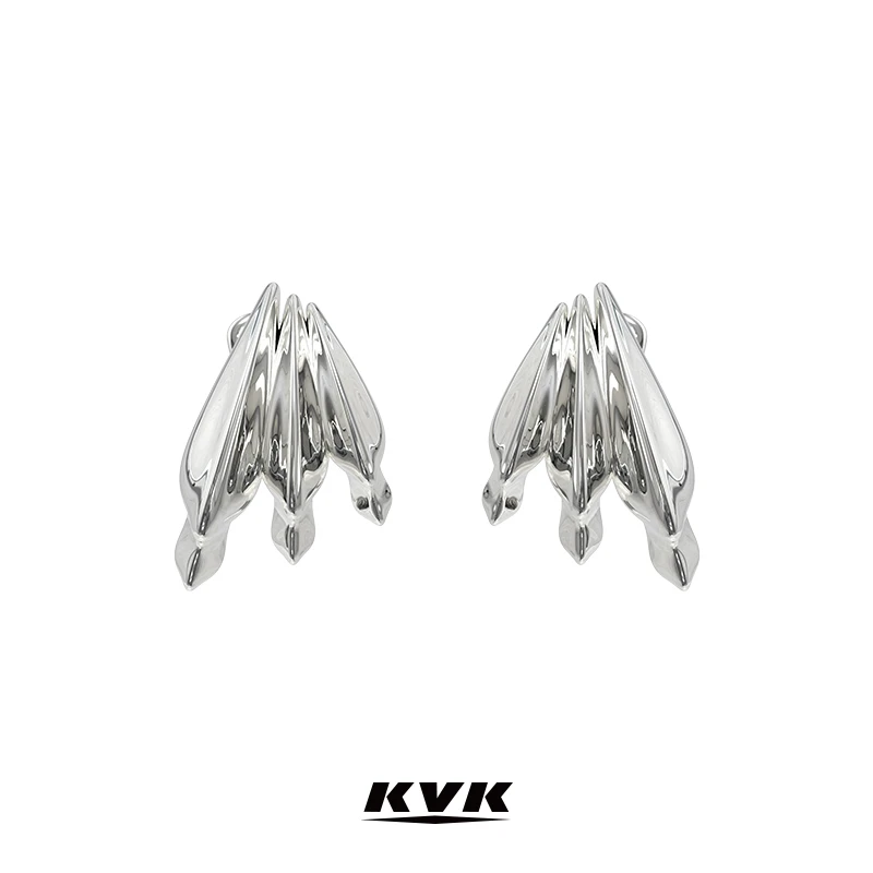 KVK胶囊系列·鱼尾 基础耳钉耳夹