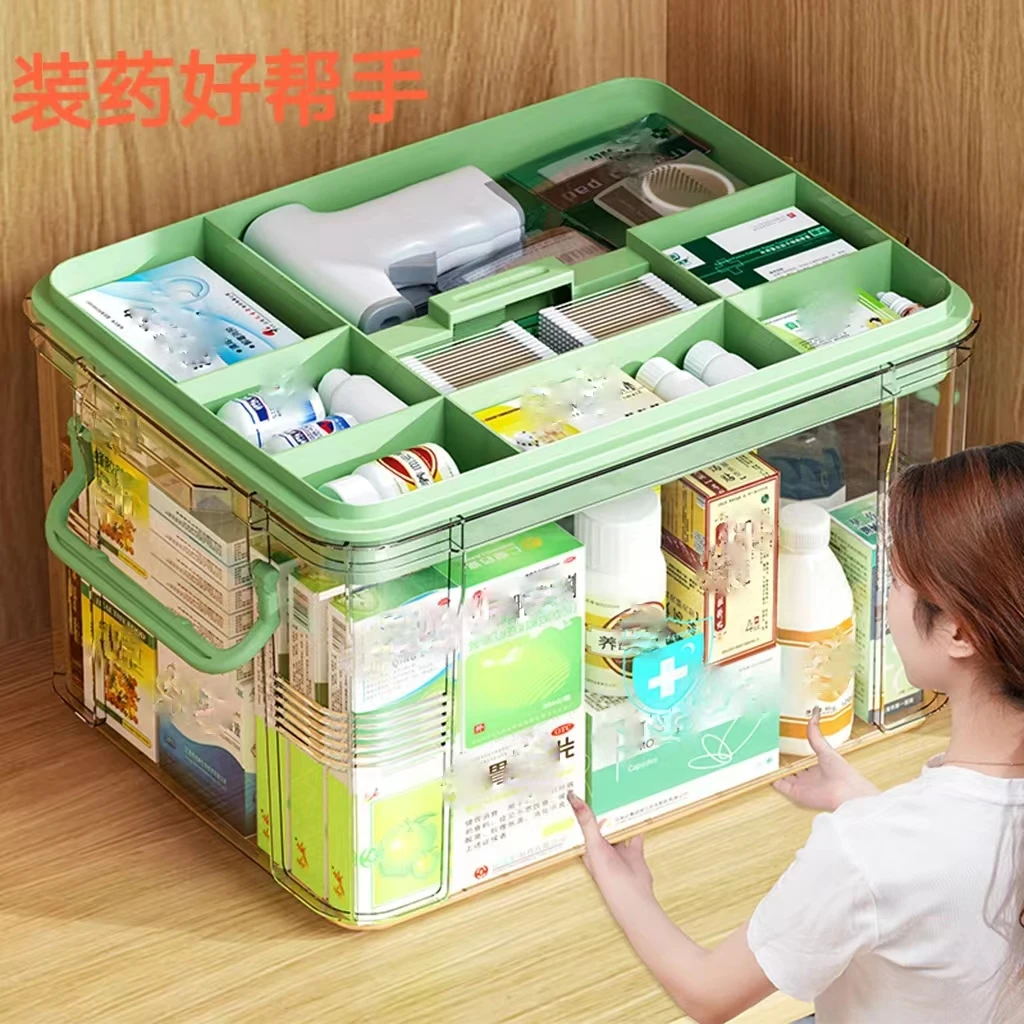 药箱家庭装家用大容量多层医药箱全套应急医护医疗收纳药品急救箱