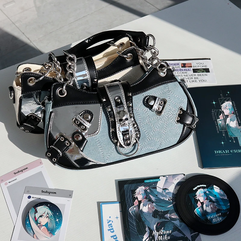 暴躁小梅原创痛包透明斜挎亚文化y2k小女包日常百搭【废墟魔女】