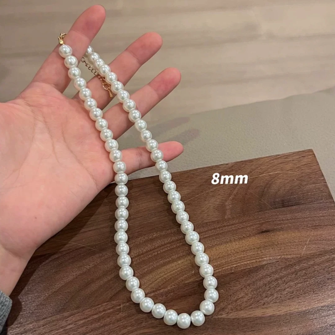 非金属仿珍珠项链 A-18 fever同款高级感颈链女夏季百搭