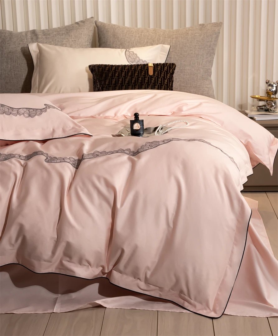 年货节！莉姐-【婉珂】高奢简约全棉长绒棉四件套家用高级感床上用品