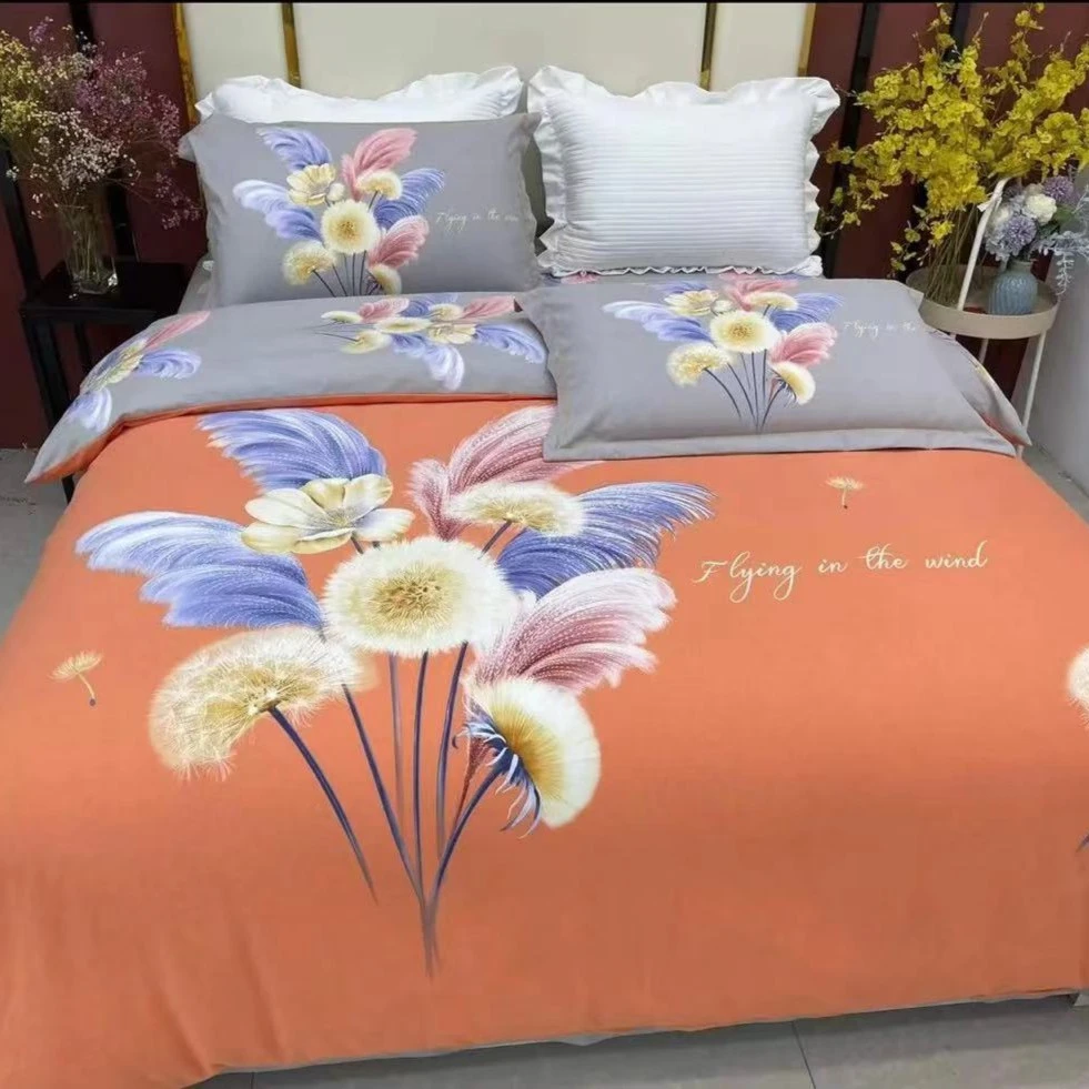 【小明】超凡脱俗 全棉加厚印花斜纹四件套不起球不掉色