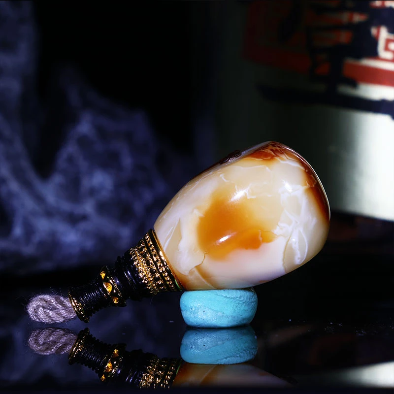 14m瓷白蜡三通沁色分体三通天然原矿一物一图浓蜡蜜蜡三通佛头x48