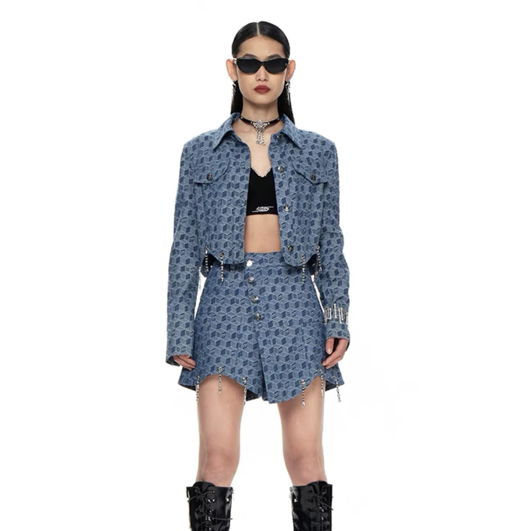 [话题3](29-49)上衣外套小香风牛仔短款高腰