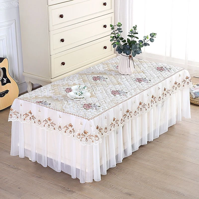 茶几罩桌布茶几套茶几垫客厅加厚长方形布艺茶几布餐桌布防尘罩套