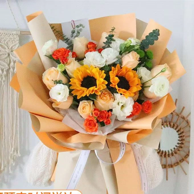 鹤岗花店同城配送小时直达11玫瑰鲜花向阳区兴安东山工农生日女友