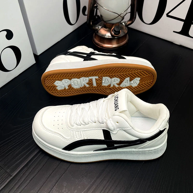 2025厚底小白鞋休闲鞋女鞋时尚百搭潮流运动板鞋防滑耐磨春季新款
