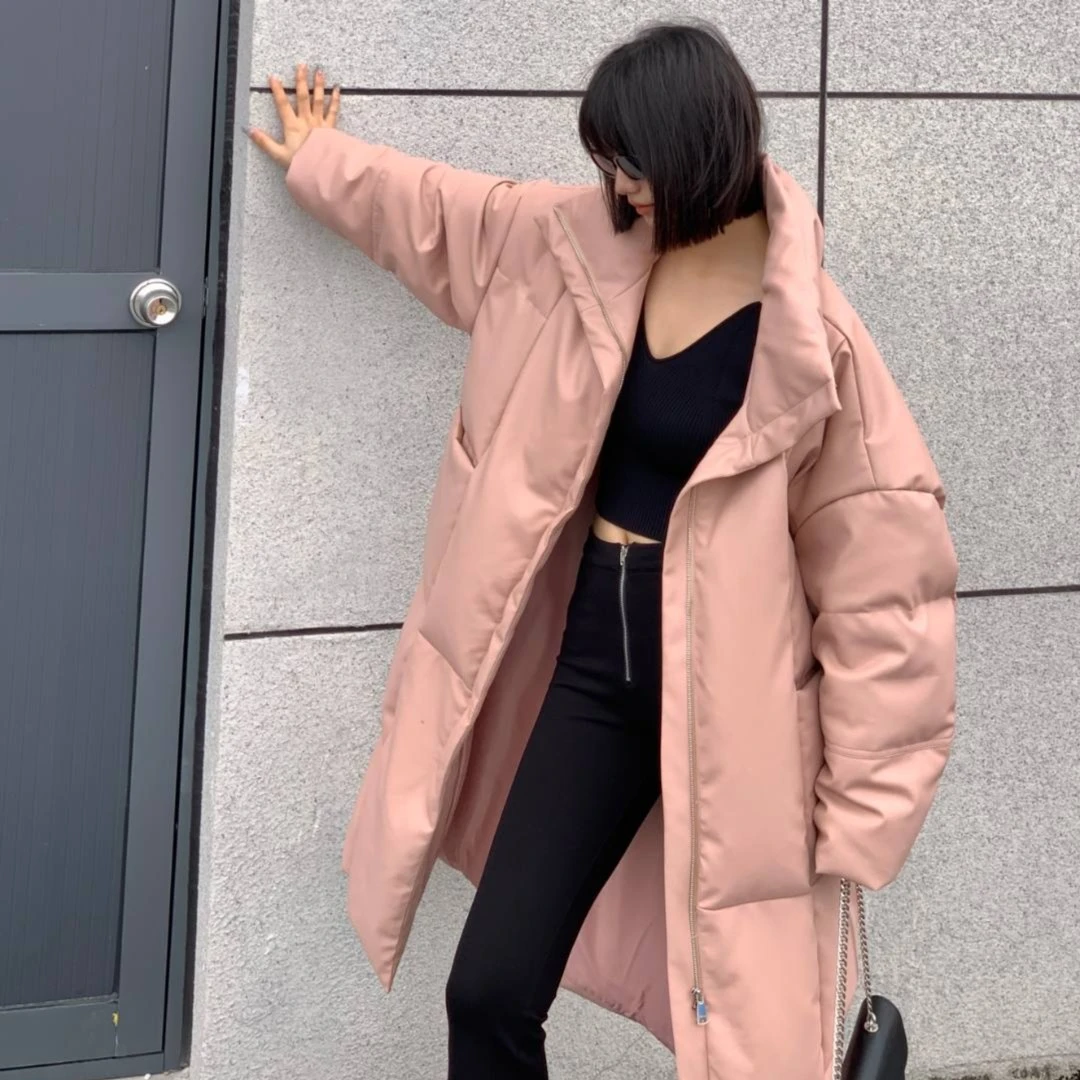 90白鸭绒蛋白皮长款羽绒服 P1010Y2336 12.15