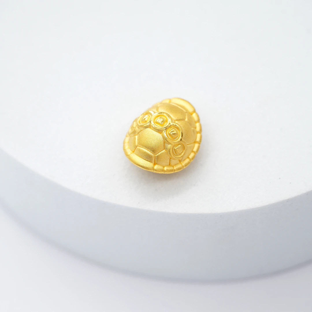 Chow Tai Seng/周大生黄金足金纯金龟壳财字手编手绳款组合必备款