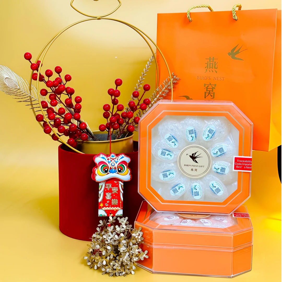 印尼进口正品溯源码燕窝3克疏盏燕窝礼盒每盒30克可立炖送礼佳品