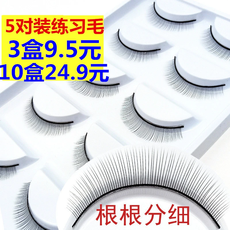 美睫学员新手打版练习假睫毛初学者睫毛工具培训嫁接睫毛专用睫毛