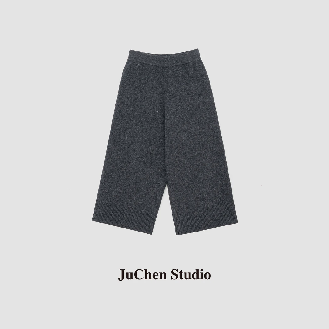 格雷系R0W风套装 重磅定纺松弛基调保暖高腰阔腿九分裤FW6826-128