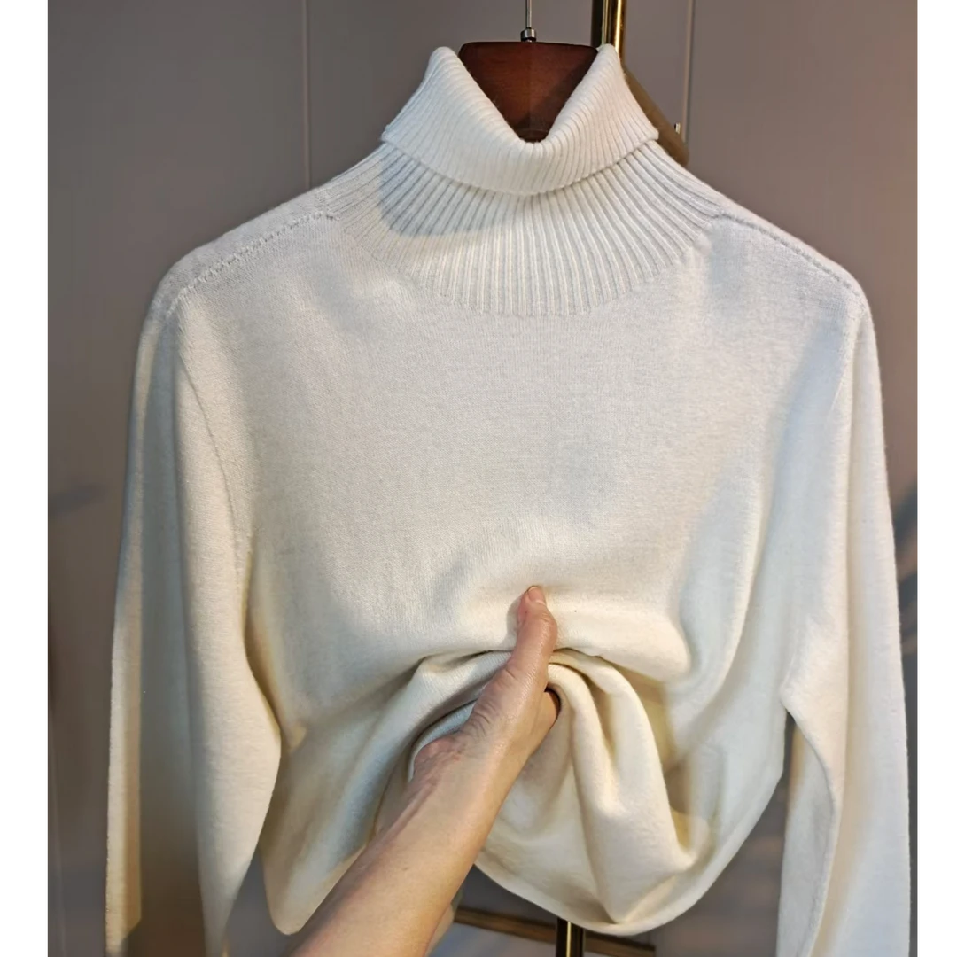 【2280】百分百美丽诺超细羊毛高领宽松版百搭打底