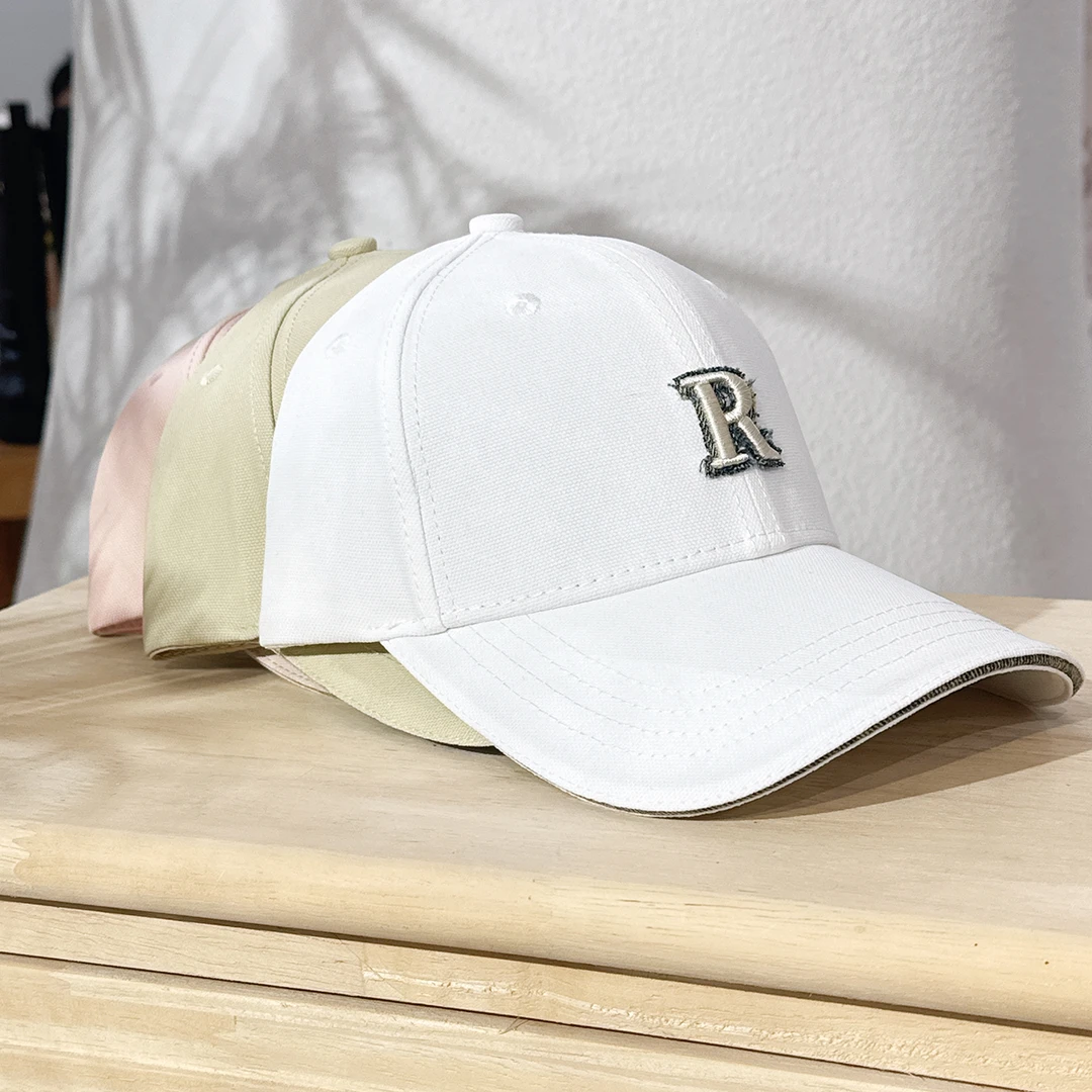 【何以慢】三明治帽檐时尚硬顶刺绣字母休闲百搭棒球帽Z04-A4057