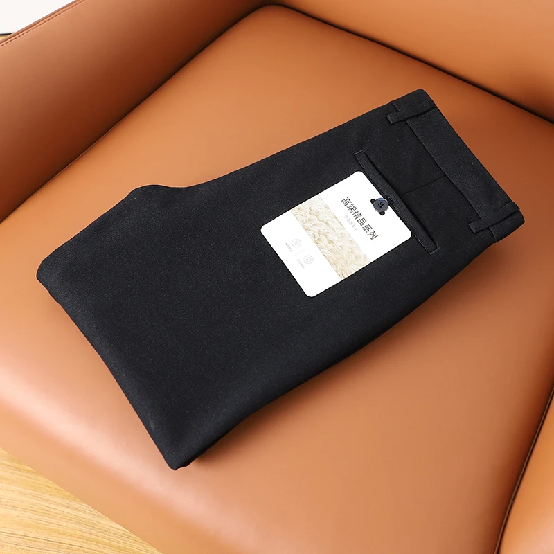 诚意之作！499剪标！精纺绵羊毛！秋冬男士商务通勤毛呢休闲长裤