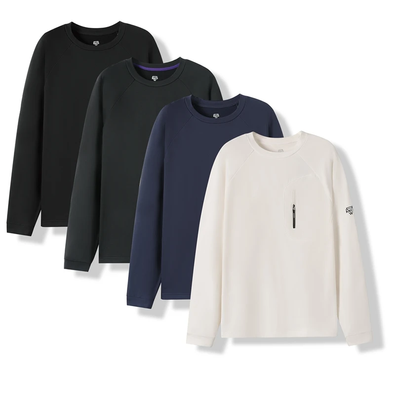 自留推荐！速暖速热！3D立裁！秋冬男士户外运动休闲抓绒衣打底衫