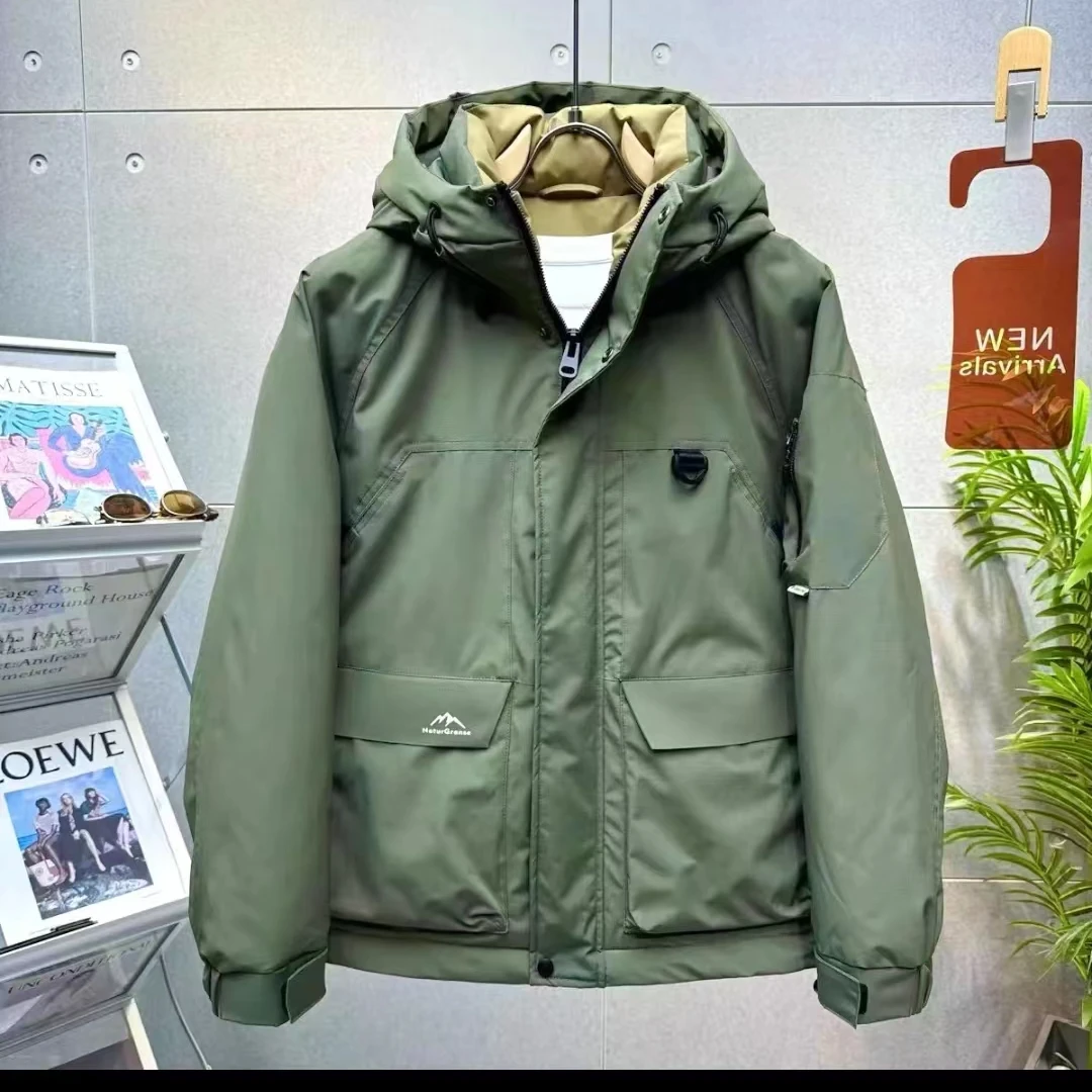 9219冬季新款连帽休闲百搭山系工装保暖外套