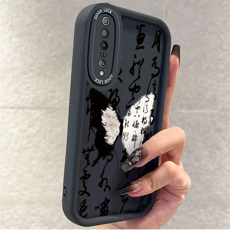 适用小米10Pro手机壳M2001J1E个性全包女款创意防摔彩绘书法蝴蝶