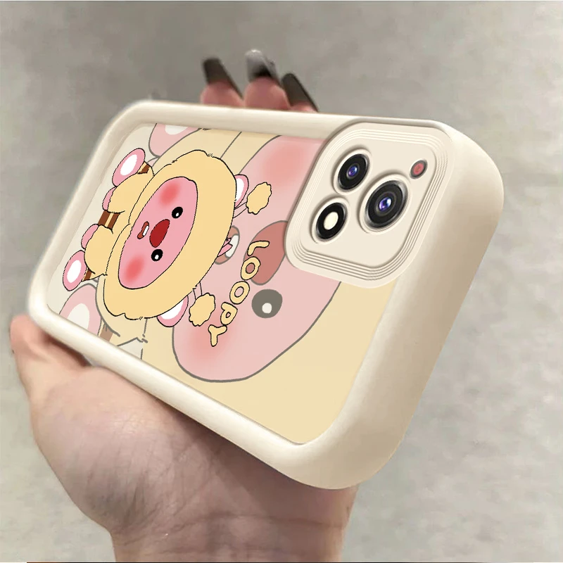 适用vivoY31s手机壳V2115A个性t1全包创意高级彩绘女款男蜂蜜露比